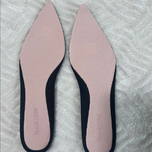 Rothy’s The Point Flat Pink Carnation Knit Ballet Flats Size 10.5 New NWOB - Picture 9 of 10